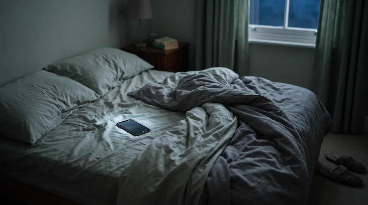 Deux mains qui se cherchent dans la lumière tamisée — dépendance affective et sexuelle